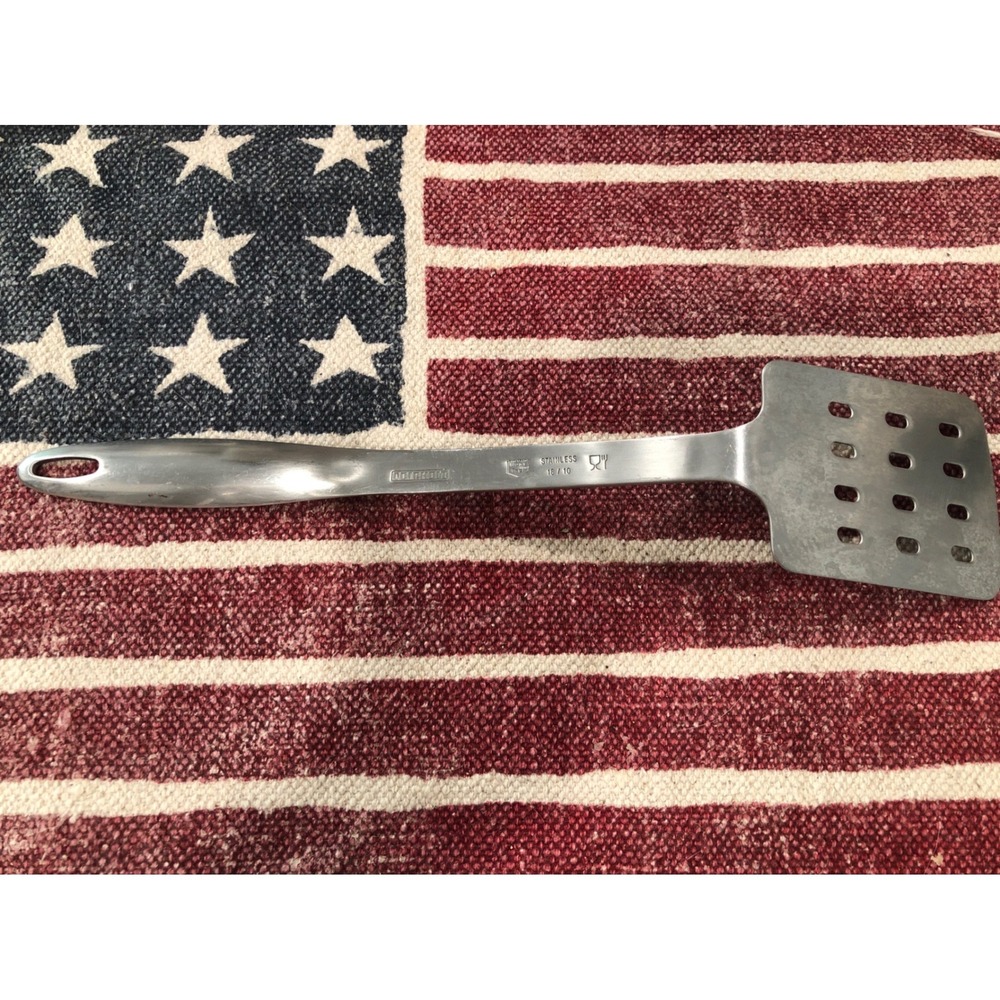 Leifheit Proline Slotted Spatula Turner 18/10 Stainless Steel Kitchen Tool Vtg